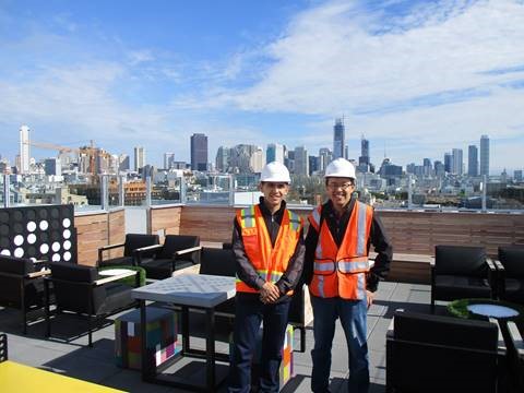 Marx Okubo participates in the Richmond Leadership Public School "Internship Experience" program