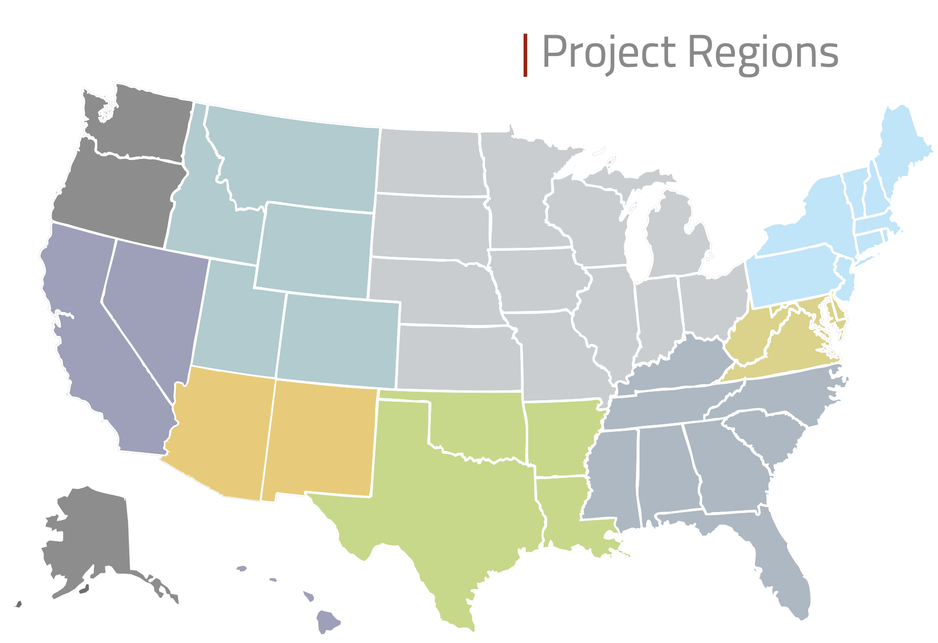 Project region map